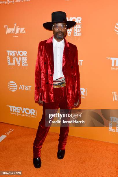 Billy Porter attends the Trevor Project's TrevorLIVE LA 2018 at The Beverly Hilton Hotel on December 3, 2018 in Beverly Hills, California.