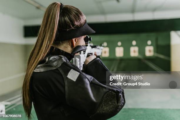 shooting range - rifle range stock pictures, royalty-free photos & images