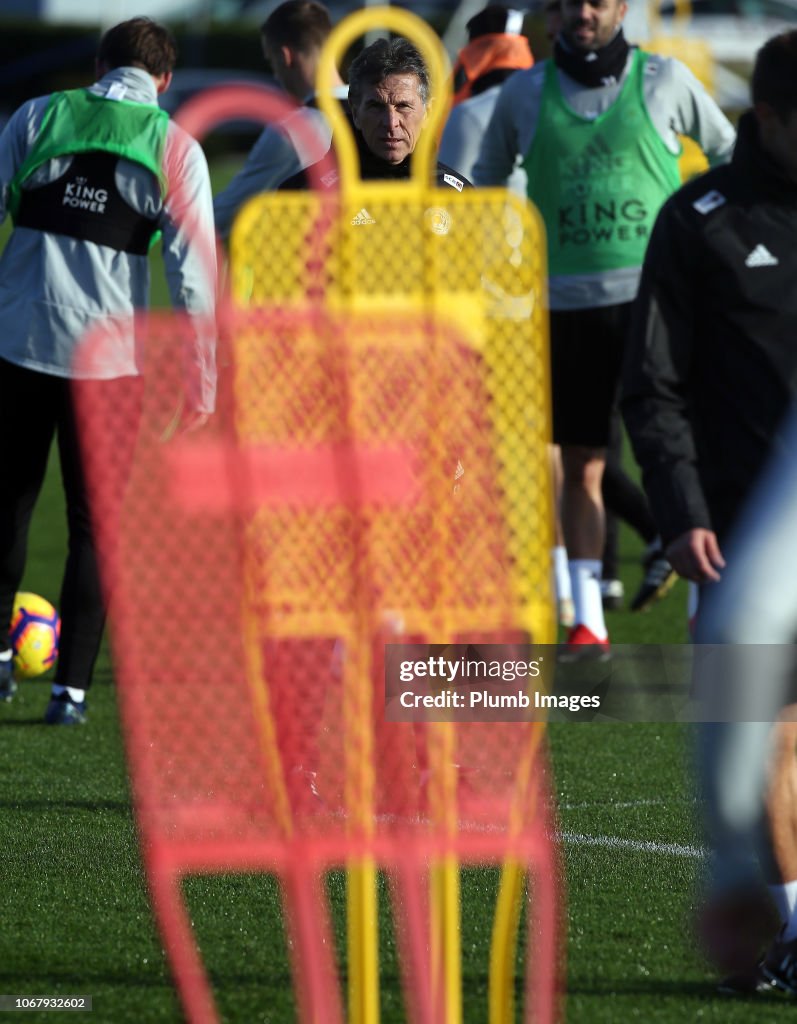 Leicester City Training and Press Conference