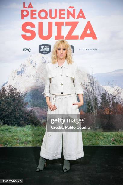 Actress Maggie Civantos attends the 'La Pequena Suiza' photocall at Only You hotel on December 3, 2018 in Madrid, Spain.