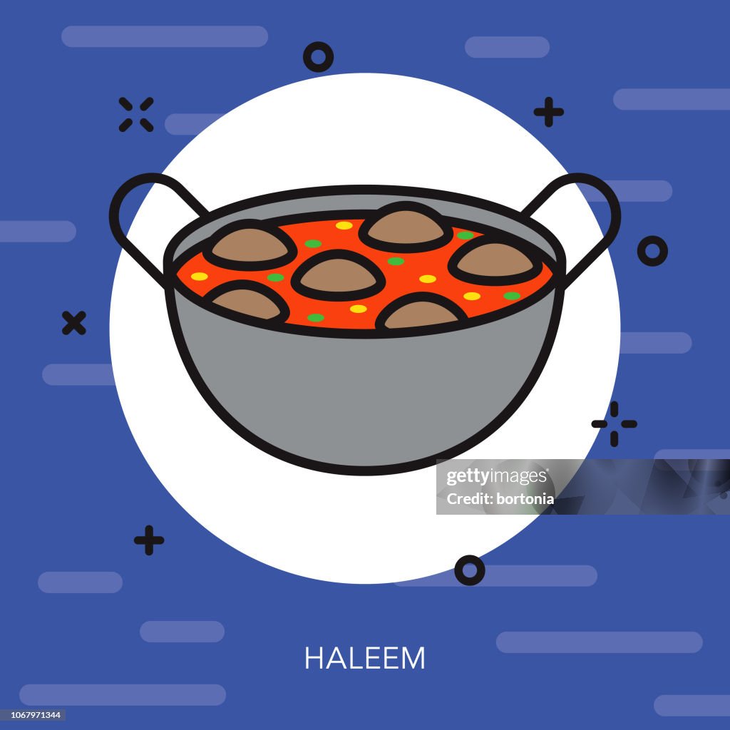 Haleem Thin Line Ramadan Icon