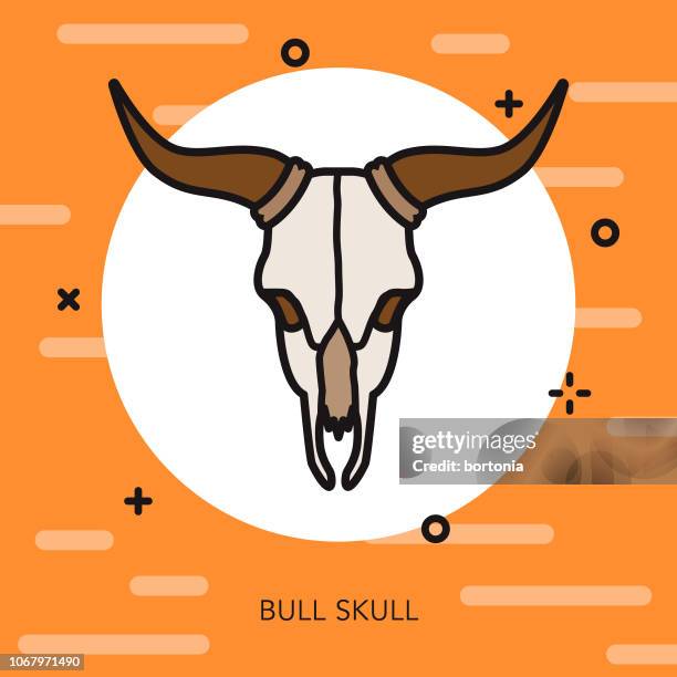 bull thin line spain icon - bullfighter stock illustrations