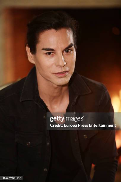 Julio Iglesias Jr poses for a photo session on December 3, 2018 in Madrid, Spain.