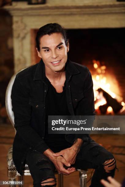Julio Iglesias Jr poses for a photo session on December 3, 2018 in Madrid, Spain.