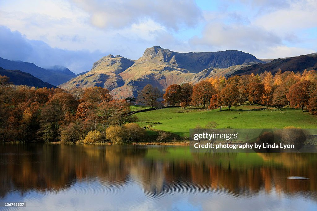 Langdale Pikes Loughrigg Tarn