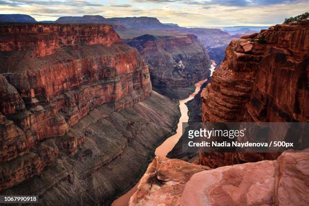 majestic landscape of grand canyon - grand canyon - fotografias e filmes do acervo