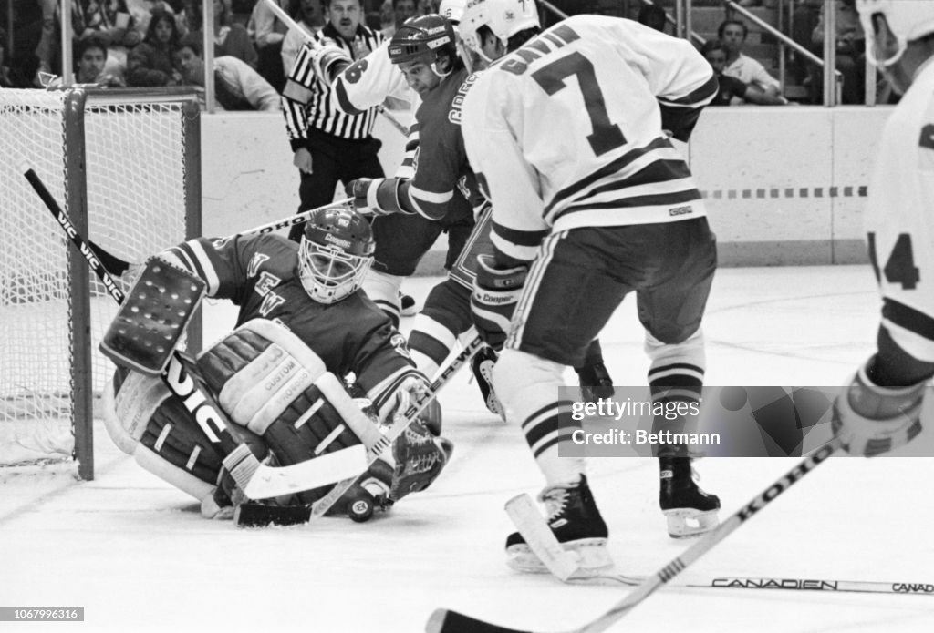 Whalers/Rangers Action