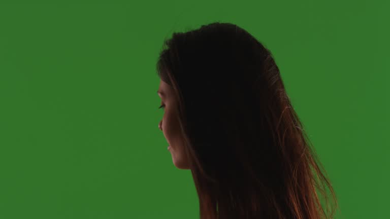 Close Profile 40 Woman Face Front And Profile Stock Videos, Footage, & 4K Video Clips ...