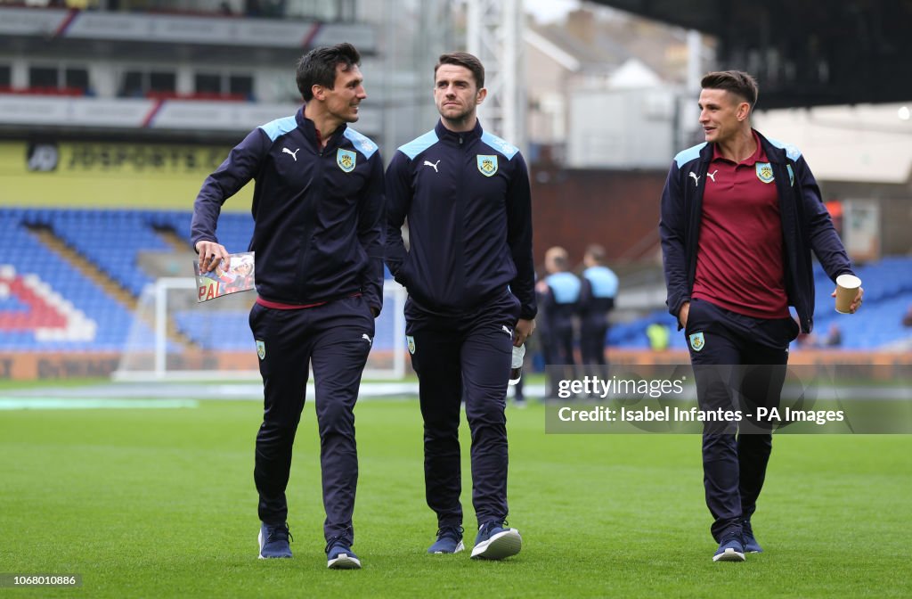 Crystal Palace v Burnley - Premier League - Selhurst Park
