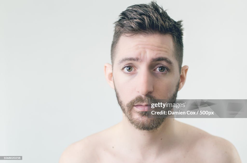 Portrait of young man