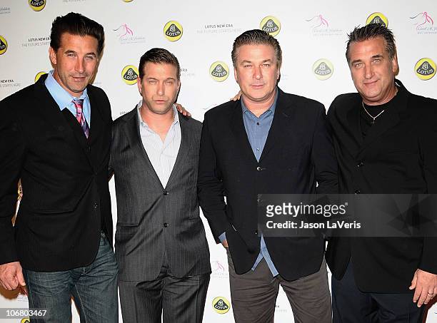 Actors and brothers William Baldwin, Stephen Baldwin, Alec Baldwin and Daniel Baldwin attend the U.S. Launch event for Lotus New Era on November 12,...