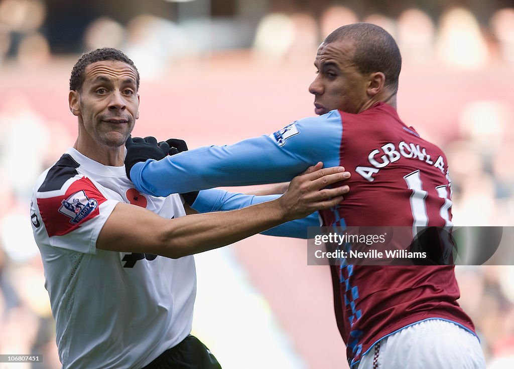 Aston Villa v Manchester United - Premier League