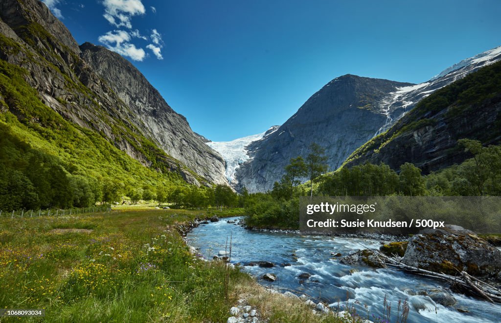 The Briksdal Glacier, Norway