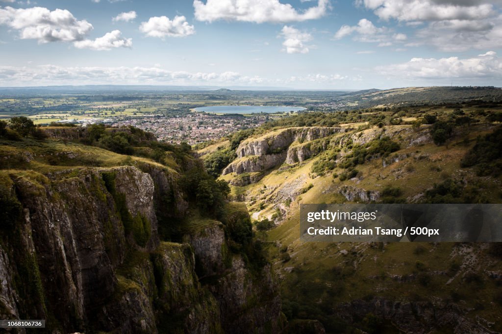 Landscape with Cheddar Gorge