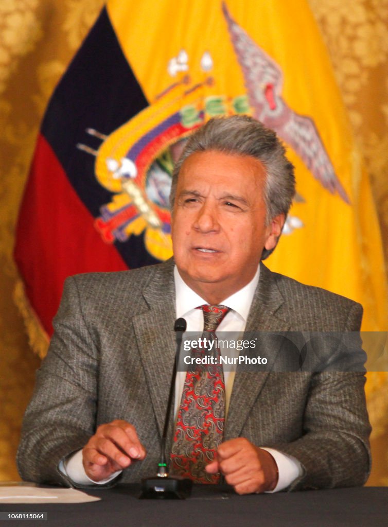 Lenin Moreno leaves his vice-president MarÃa Alejandra Vicuña without functions