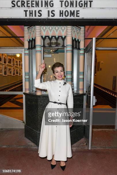 Princess Firyal Of Jordan arrives to "This Is Home: A Refugee Story" Private Screening at Colony Theater on December 3, 2018 in Miami Beach, Florida.