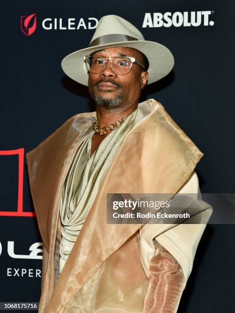 Billy Porter attends Out Magazine's OUT100 Awards Celebration Presented By Lexus at Quixote Studios on November 15, 2018 in Los Angeles, California.