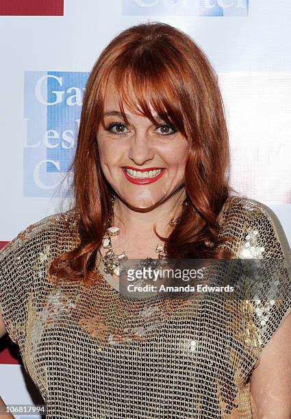 Actress Julie Brown arrives at the L.A. Gay & Lesbian Center's 39th anniversary gala & auction on November 13, 2010 in Century City, California.