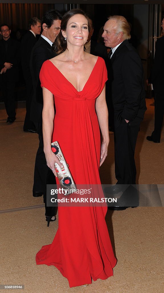 Actress Diane Lane arrives on the red ca