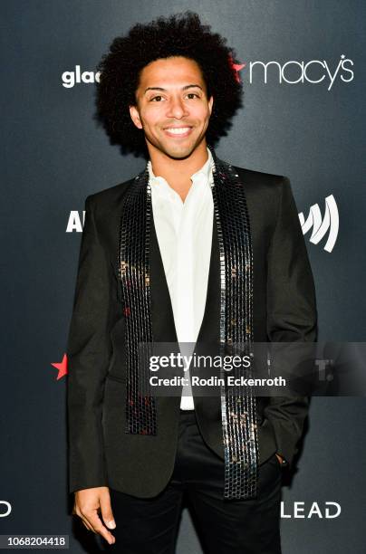 Pierce, aka Shangela Laquifa Wadley attends Out Magazine's OUT100 Awards Celebration Presented By Lexus at Quixote Studios on November 15, 2018 in...