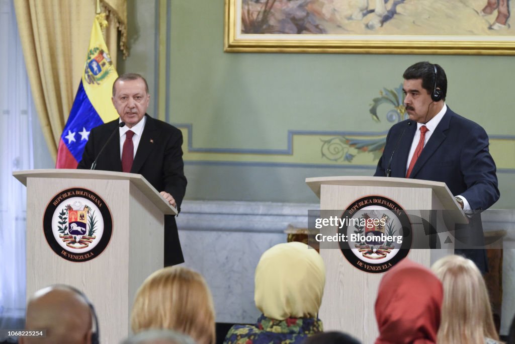 Turkish President Recep Tayyip Erdogan Meets President Maduro After G20 Summit