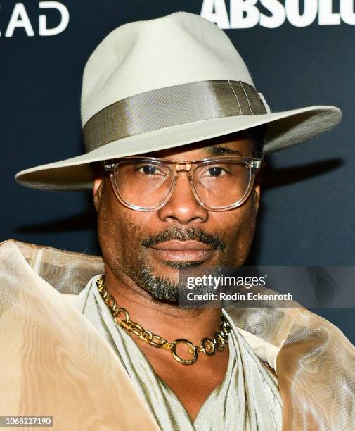 Billy Porter attends Out Magazine's OUT100 Awards Celebration Presented By Lexus at Quixote Studios on November 15, 2018 in Los Angeles, California.