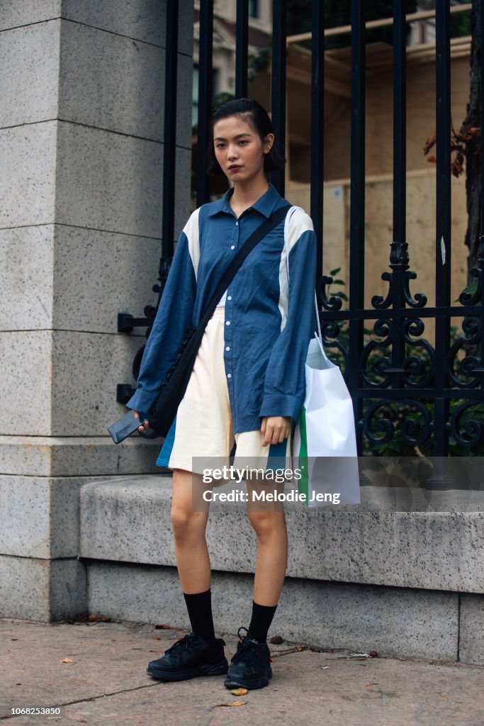 Street Style - New York Fashion Week September 2018 - Day 3