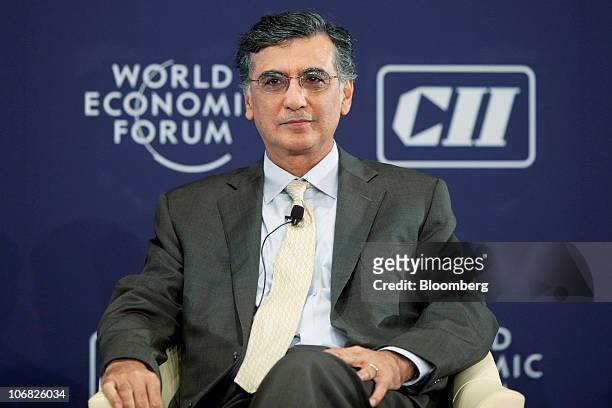 Harish Manwani, Unilever's president for Asia, Africa, Central and Eastern Europe, attends a plenary session during the India Economic Summit in New...