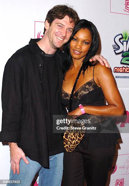 Garcelle Beauvais and husband Mike Nilon during Teen People Celebrates 2nd Annual Young Hollywood Issue Sponsored by EA Games and Baby Phat -...