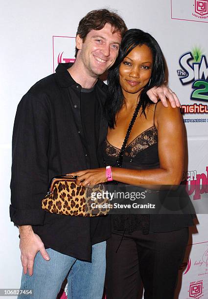 Garcelle Beauvais and husband Mike Nilon during Teen People Celebrates 2nd Annual Young Hollywood Issue Sponsored by EA Games and Baby Phat -...