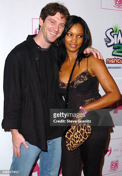 Garcelle Beauvais and husband Mike Nilon during Teen People Celebrates 2nd Annual Young Hollywood Issue Sponsored by EA Games and Baby Phat -...