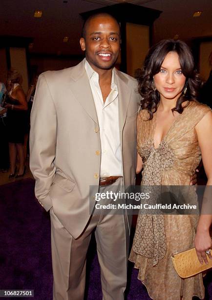 Dule Hill and Nicole Lyn during 12th Annual Race to Erase MS Co-Chaired by Tommy Hilfiger and Nancy Davis - Red Carpet at The Westin Century Plaza...