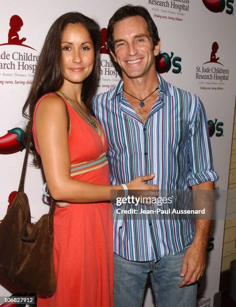 Julie Berry and Jeff Probst during Nicole Richie & Jeff Probst Spice Up the Fight Against Childhood Cancer For St Jude Children's Research Hospital...