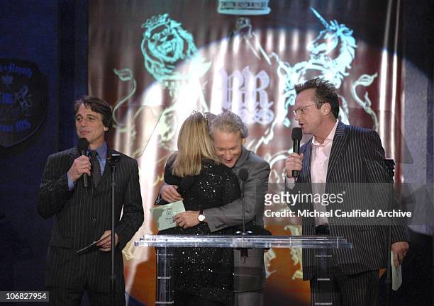 Tony Danza, Teri Garr, Bill Maher and Tom Arnold during 12th Annual Race to Erase MS Co-Chaired by Tommy Hilfiger and Nancy Davis - Silent Auction at...