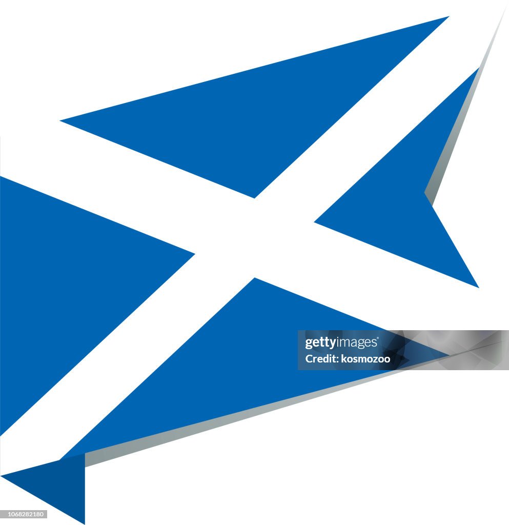 Flagga Skottland