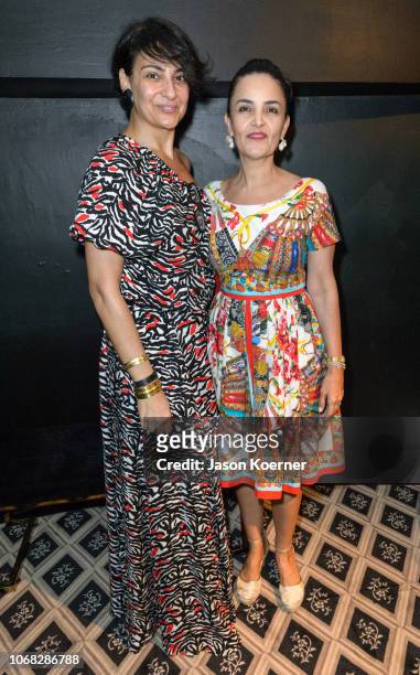 Alexandra Shiva and Susie Wahab attend "This Is Home: A Refugee Story" Private Screening Hosted By Princess Firyal Of Jordan at Colony Theater on...