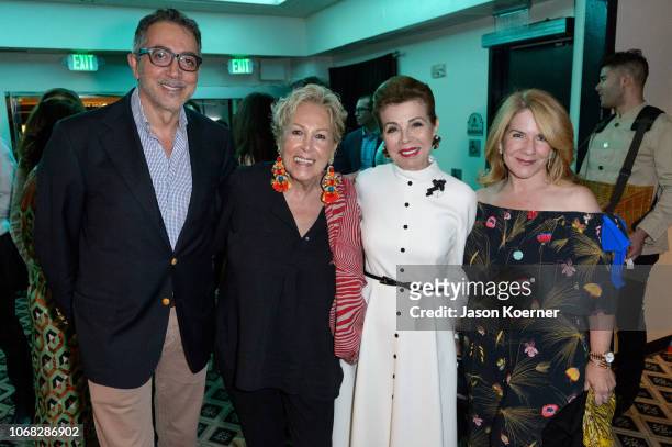 Ali Mahallati, Iran Issa Khan, Princess Firyal OF Jordan and Gingi Beltran attend "This Is Home: A Refugee Story" Private Screening at Colony Theater...