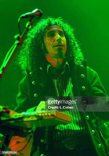 Serj Tankian of System of a Down during System of a Down in Concert at the Gibson Amphitheatre in Universal City - April 24, 2005 at Gibson...