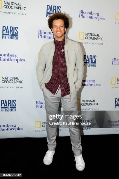 Damon J. Gillespie attends Bloomberg Philanthropies & RadicalMedia Host The New York Premiere Of "Paris To Pittsburgh" at Walter Reade Theater on...