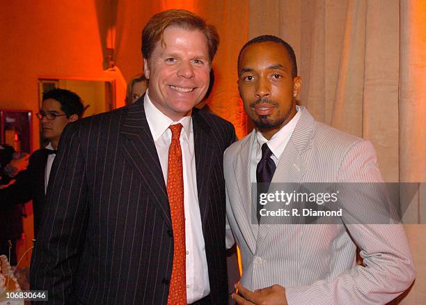 Rutherford Seydel and Dallas Austin during "Monster-In-Law" Atlanta Screening to Benefit G-CAPP at FOX Theater in Atlanta, Georgia, United States.