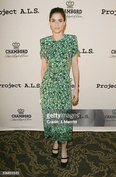 Amanda Peet during 5th Annual Project A.L.S. Benefit Gala Honoring Ben Stiller Hosted by Chambord - Cocktail Room at The Westin Century Plaza Hotel...