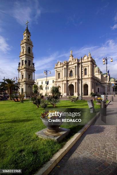 Sanctuary of Madonna del Rosario, Pompei, Campania, Italy.