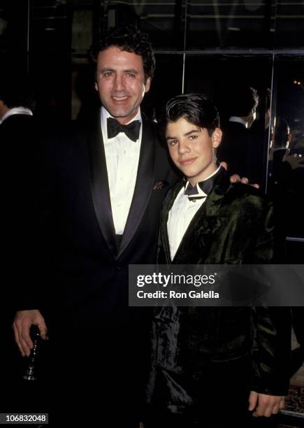 Frank Stallone And Sage Stallone during 5th Annual California Fashion Industry Friends of Aids Project Los Angeles Benefit Honors Designer Gianni...