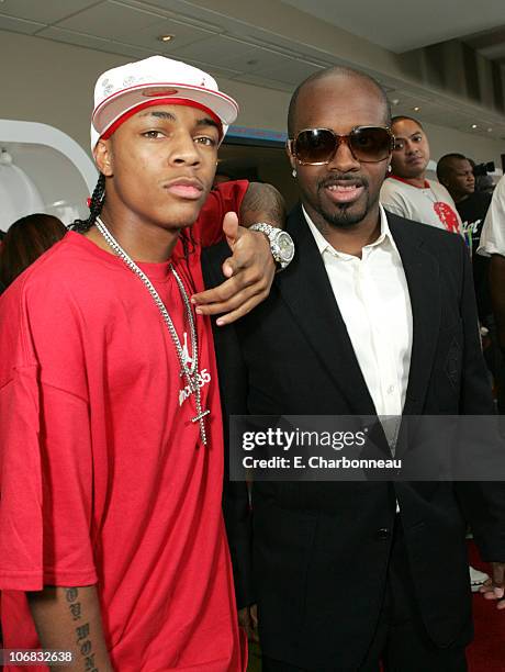 Bow Wow and Jermaine Dupri during FoxSearchlight Pictures Present the Los Angeles Premiere of "Roll Bounce" - Arrivals at The Bridge at Howard Hughes...