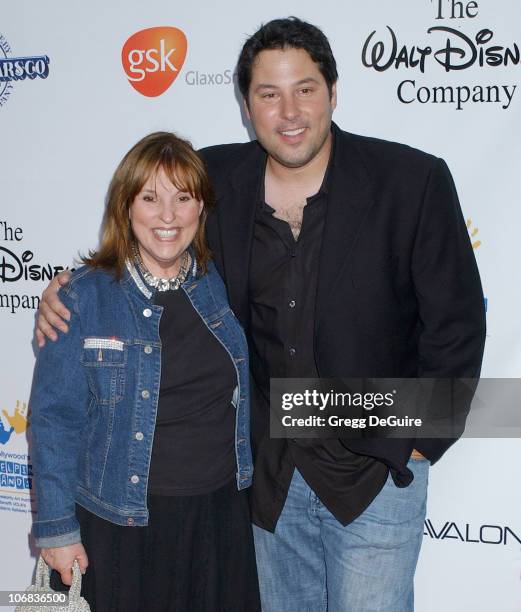 Greg Grunberg and mother during "Hollywood's Helping Hands" Benefit to Raise Funds for Epilepsy Awareness - June 2, 2005 at Avalon in Hollywood,...