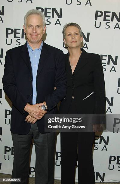 Christopher Guest and Jamie Lee Curtis during PEN USA Presents Forbidden Fruit - Readings from Banned Works of Literature - Arrivals and Inside at...