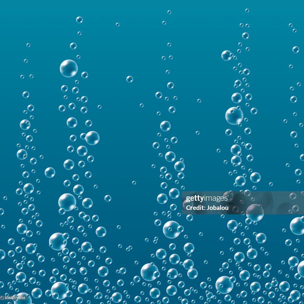 Bruiste Air Bubbles abstracte achtergrond