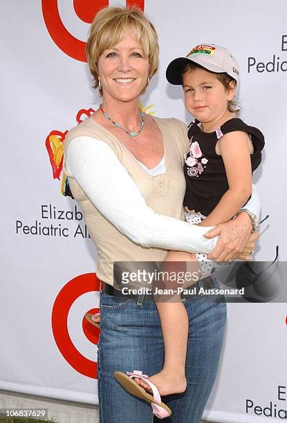 Joanna Kerns and daughter during Elizabeth Glaser Pediatric AIDS Foundation 2005 "A Time For Heroes" Celebrity Carnival - Arrivals in Los Angeles,...