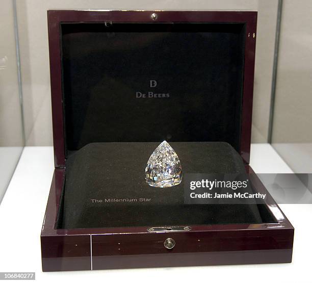 The Millennium Star during De Beers LV Celebrates The Entry to The U.S. With The Grand Opening of its First De Beers Store at De Beers Diamond Store...