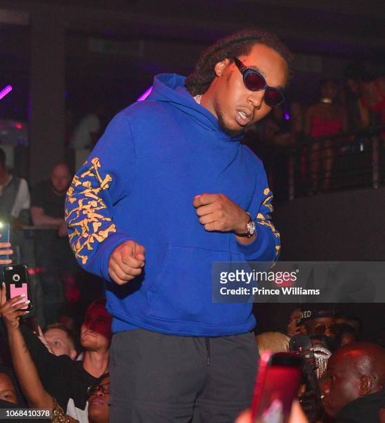 Takeoff of the group Migos attends a Party at Story Nightclub on November 15, 2018 in Miami Beach, Florida.